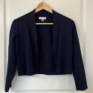 Calvin Klein Sleeve Cropped Cardigan Sweaters size S